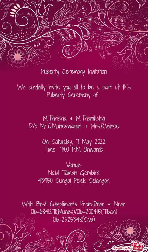 Invitation Card Of Ekadashi Udyapan Free Cards