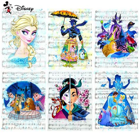 Disney D Diamant Malerei Cartoon Gefroren Kunst Bild Von Strass