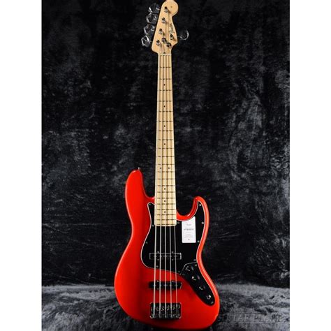 Fender Made In Japan Hybrid Ii Jazz Bass V Modena Red Maple 《ベース