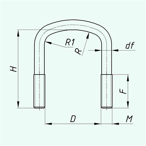 Type 107 Zarri Srl U Bolts Rods Threaded Bars Standard And