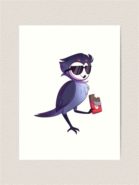 Owl Stolas Sunglasses Art Print For Sale By Norithelord Redbubble