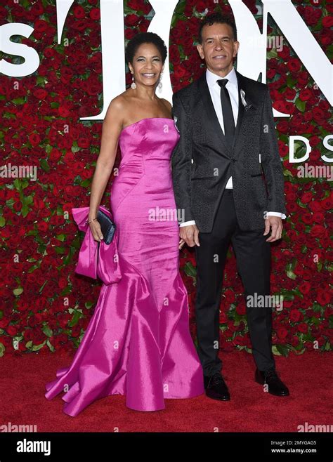 Allyson Tucker Left And Brian Stokes Mitchell Arrive At The Tony