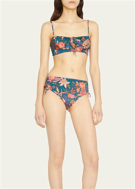 Ulla Johnson Lyria Bikini Bottoms Delphinium Editorialist