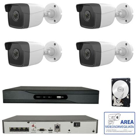 Kit Poe Canali Nvr Mpx H Cloud Ip Videosorveglianza Hd Tb