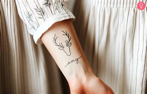 8 Stunning Deer Antler Tattoo Ideas For You