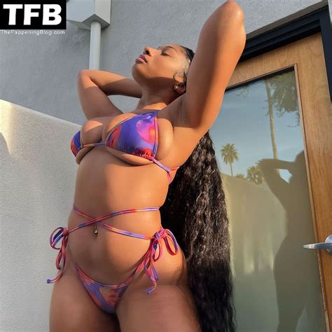 Megan Thee Stallion Sexy Bikini Tits Ass 9 Photos Sexy E Girls