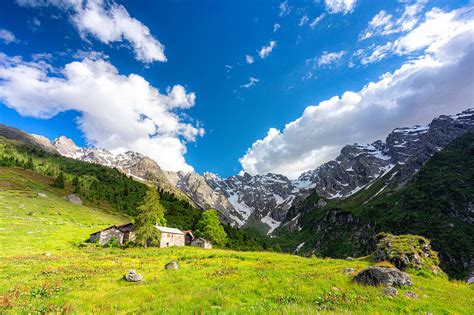 Lonely Traditional Group Of Huts In A License Image 13705877