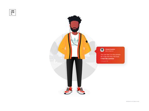 Childish Gambino - Feels Like Summer. by 𝙹𝙾𝙴. on Dribbble