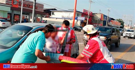 Hoy Tamaulipas Accidentes En Tamaulipas Conductora Resulto Lesionada