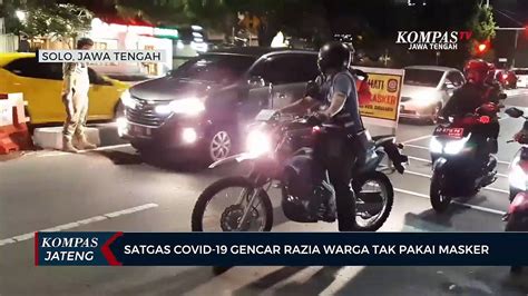 Satgas Covid 19 Gencar Razia Warga Tak Pakai Masker Video Dailymotion