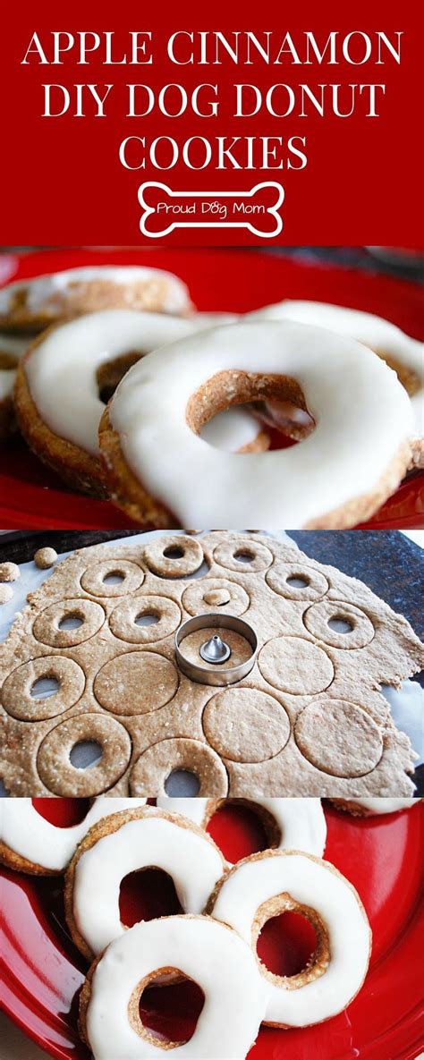 Apple Cinnamon Diy Dog Donut Cookies Recipe Dog Treat Recipes