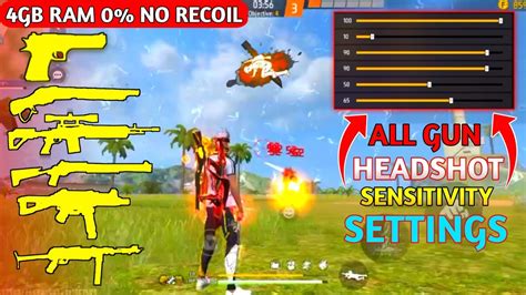 Free Fire Headshot Setting 2023 Best Sensitivity Settings