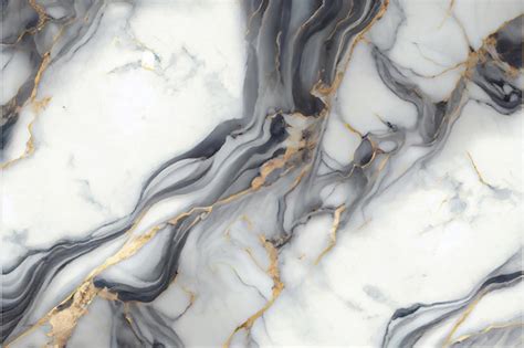 Premium Photo | White marble with gold and grey veins abstract background