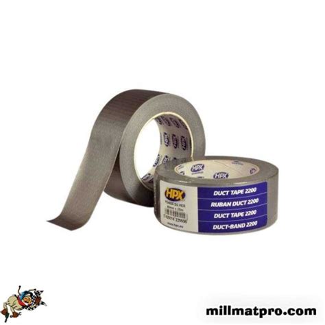 Millmatpro Rouleau Toile Argent 75mm X 50m Consommables Colle