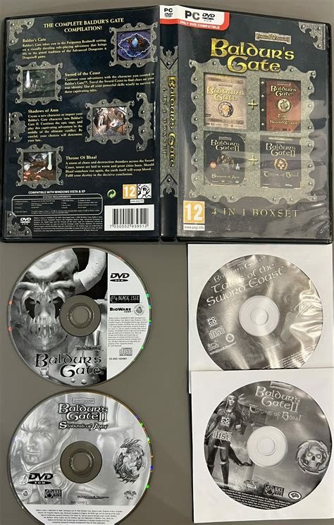 Baldurs Gate 4 In 1 Boxset Pc Spil Retrobros Fordi Vi Elsker Retrospil