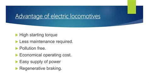 Electric locomotive ppt | PPT