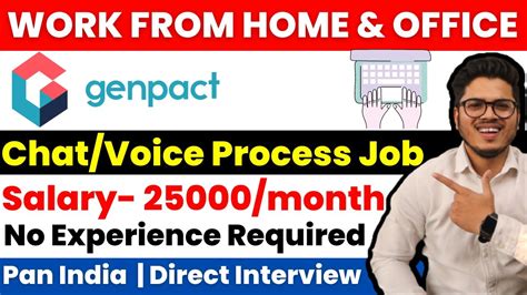 Genpact Work From Home Jobs Genpact Recruitment Non Voice