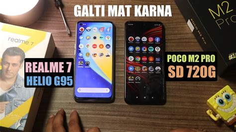 Realme 7 Vs Poco M2 Pro Speed Test Comparison L Snapdragon 720g Vs