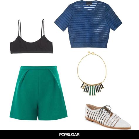 5 Reasons To Wear A Crop Top To The Office This Week Crop Tops Tops Tailored Shorts