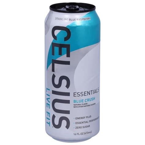 Celsius Essentials Sparkling Blue Crush Performance Energy Drink