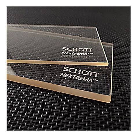 Schott Robax Glass Microcrystalline Glass Tawny Transparent Mm