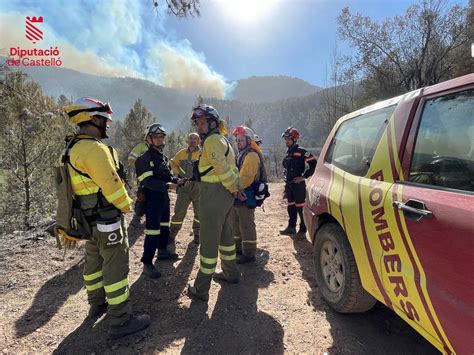 Incendio Forestal En Villanueva De Viver Las Provincias