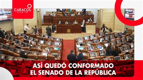 Así Quedó Conformado El Senado De La Republica En Colombia Caracol Radio