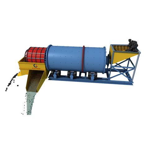 180 Tph Gravity Separation Diamond Mining Machine Rotary Scrubber