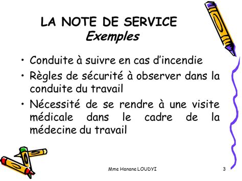 Exemple Personnel Note De Service Horaire De Travail Exemple De Note