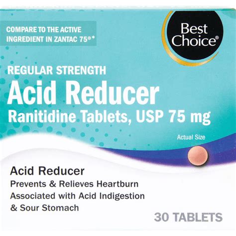 Best Choice Ranitidine 75 Mg Acid Reducer Tablets Health And Personal