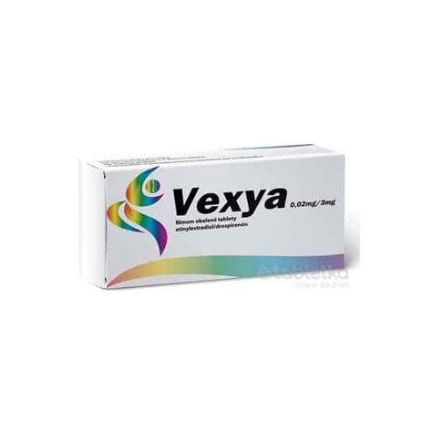 Vexya 0 02 mg 3 mg filmom obalené tablety etabletka