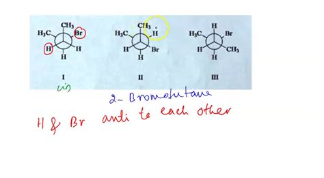 SOLVED In The Dehydrohalogenation Of 2 Bromobutane Which Conformation