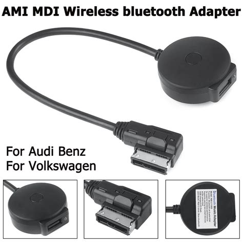 Adaptador De M Sica G Ami Para Coche Cable Auxiliar Usb Bluetooth