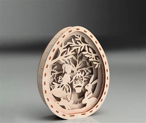Easter Egg Laser Cut File Easter Decor Svg File Digital Download Etsy
