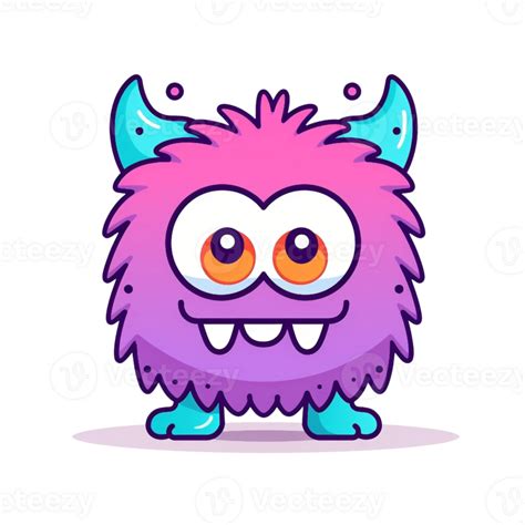 Cute Doodle Monster Clipart 27251062 Png