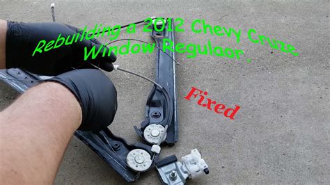 Car Window Repair Regulator Rebuild Chevy Cruse Youtube