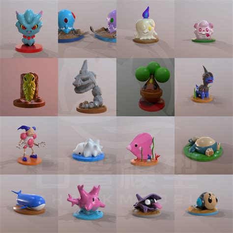 Pokemon Stl File Gb D Stl Bundle Packs D Printed Pokemon File