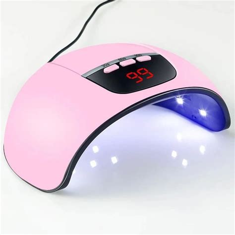 Limegirl Luz Uv Para Unhas Lâmpada Uv Led Para Unhas Com 3 Temporizadores E Display Led