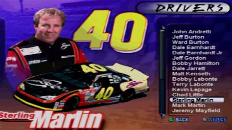 NASCAR Heat Sterling Marlin Martinsville PS1 YouTube