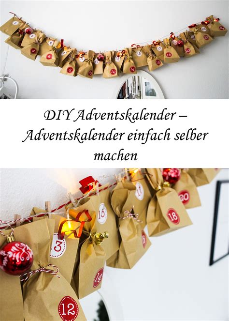 Adventskalender Diy Adventskalender Selber Machen Einfach Schnell