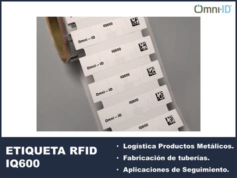 Etiqueta RFID IQ600 Productos RFID en Monterrey México