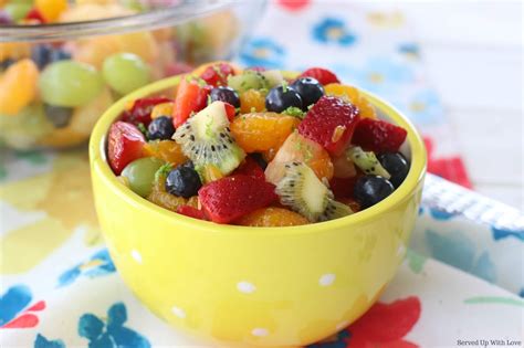 Served Up With Love Honey Lime Fruit Salad