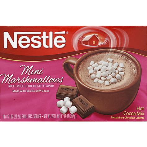 Nestle Mini Marshmallows Chocolate Flavored Hot Cocoa Mix 10 CT Hot Cocoa Donelan S
