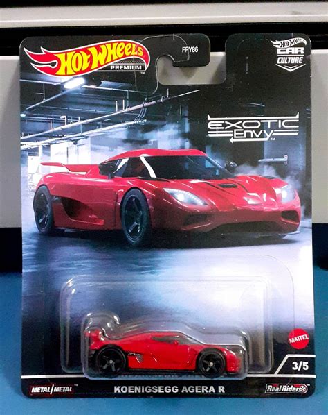 Hot Wheels Exotic Envy Koenigsegg Agera R RUBBER TIRES Lazada