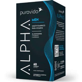 Alpha Men Multivitam Nico Caps Puravida Meu Mundo Fit