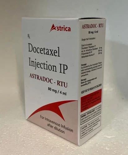 Docetaxel Mg Ml Rtu Injection At Rs Vial Pharmaceutical