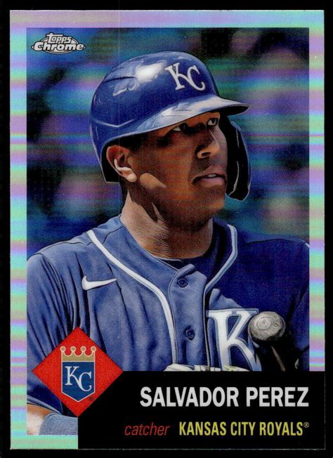 Topps Chrome Platinum Refractor Salvador Perez Kansas City