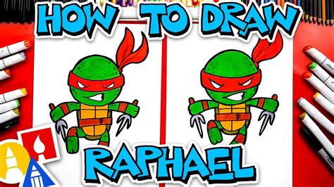 How To Draw Raphael Teenage Mutant Ninja Turtles Youtube