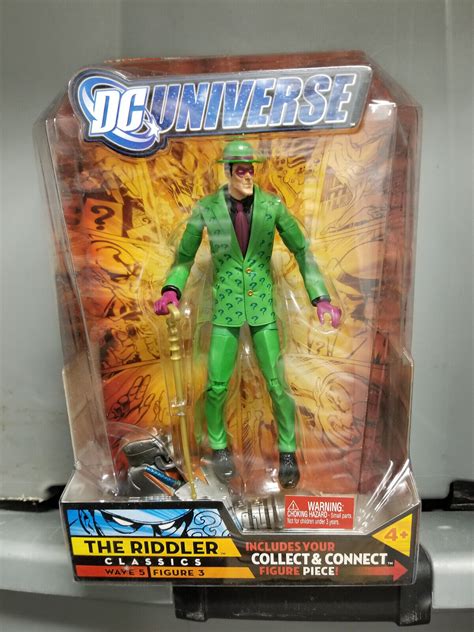 Dc Universe Riddler Figure Mattel Justice League Jlu Comic Metallo