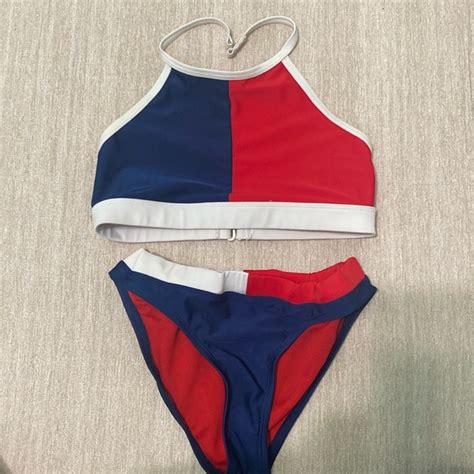 Tommy Hilfiger Swim Tommy Hilfiger Halter Neck Bikini Set Girls